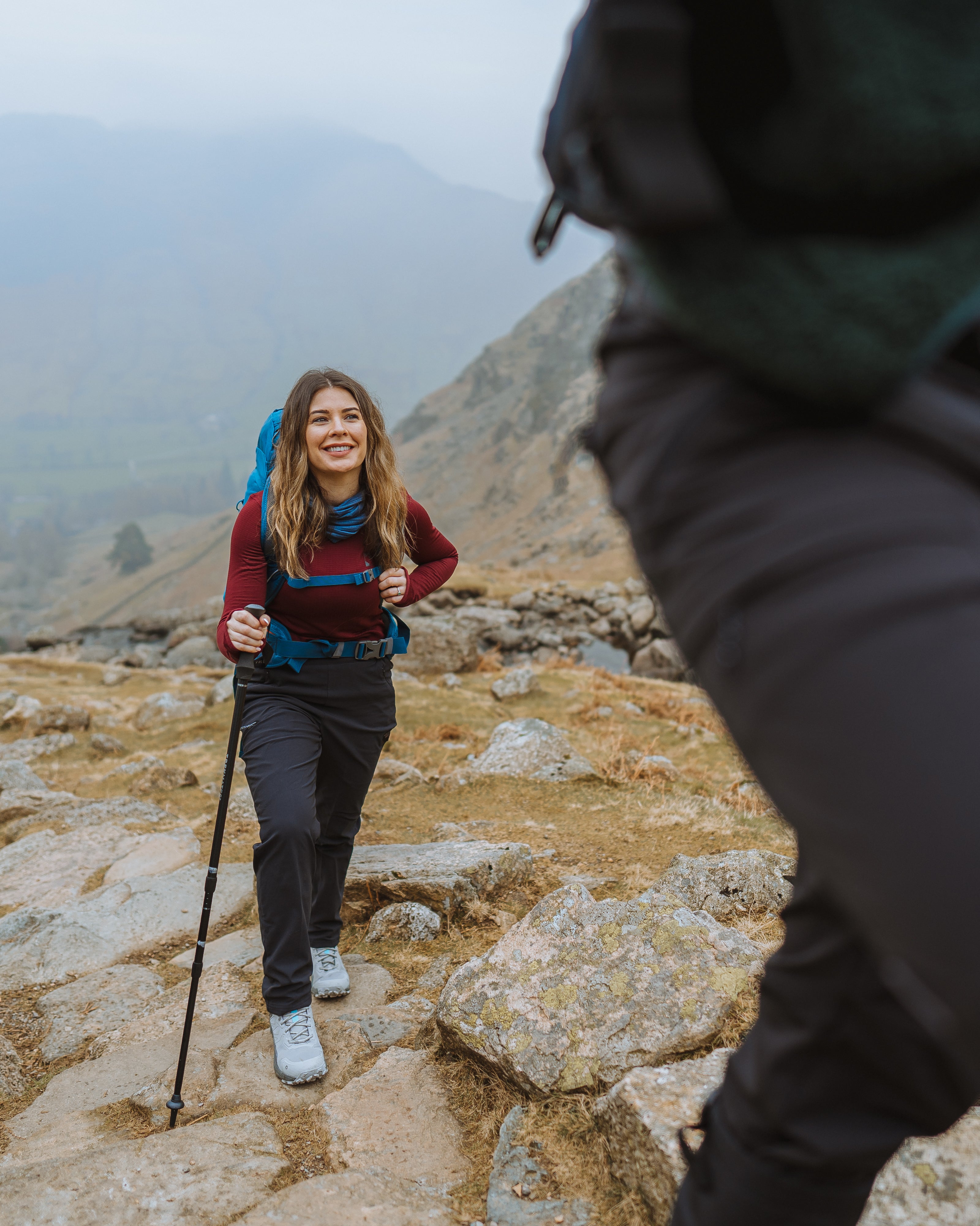 Trekmates Hiker Shock Single Pole (Black)