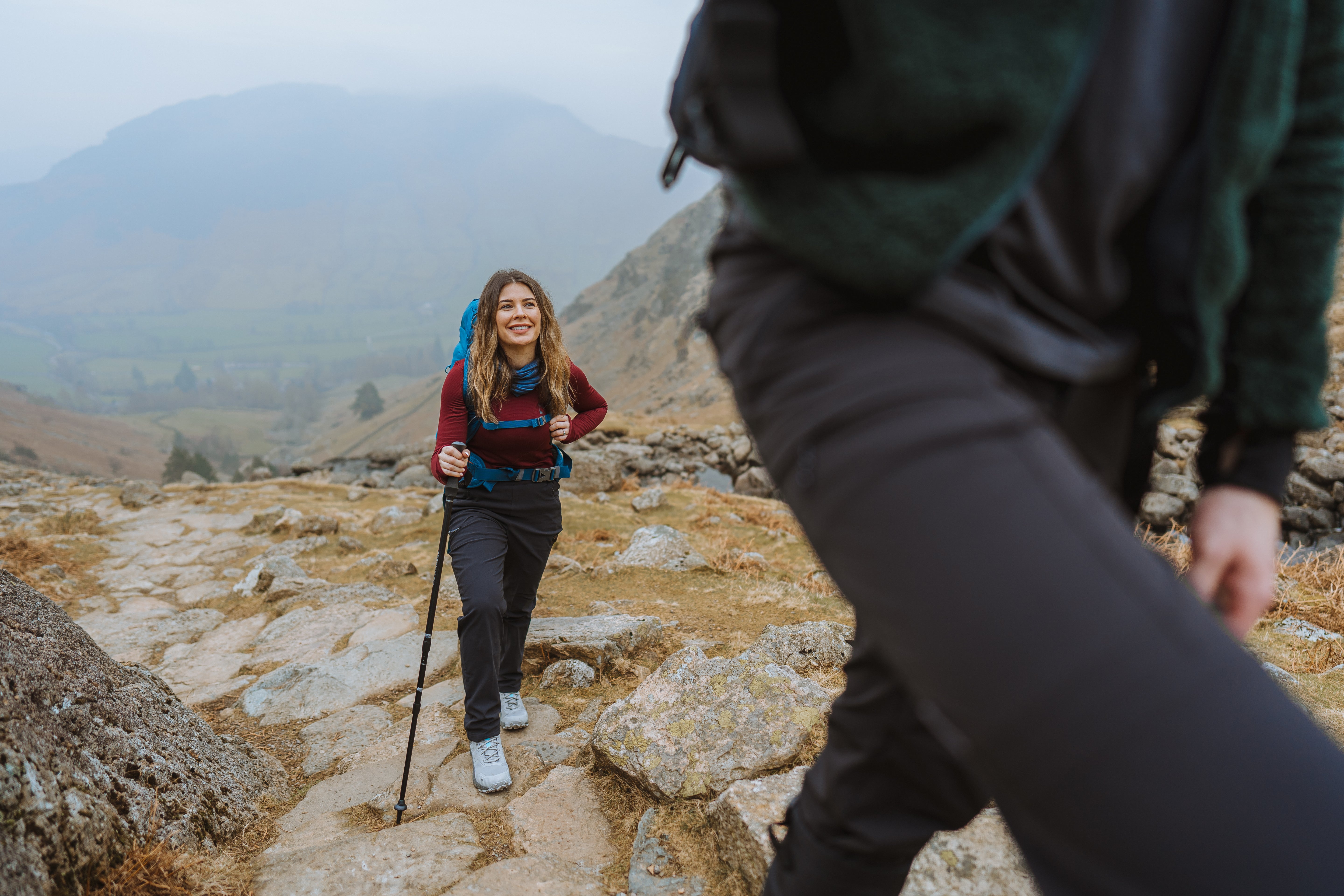 Trekmates Hiker Shock Single Pole (Black)
