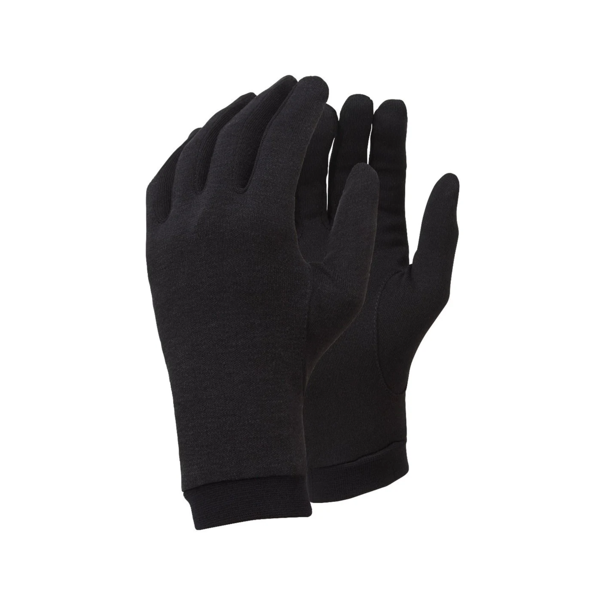 Trekmates Unisex Silk Touch Liner Gloves (Black)