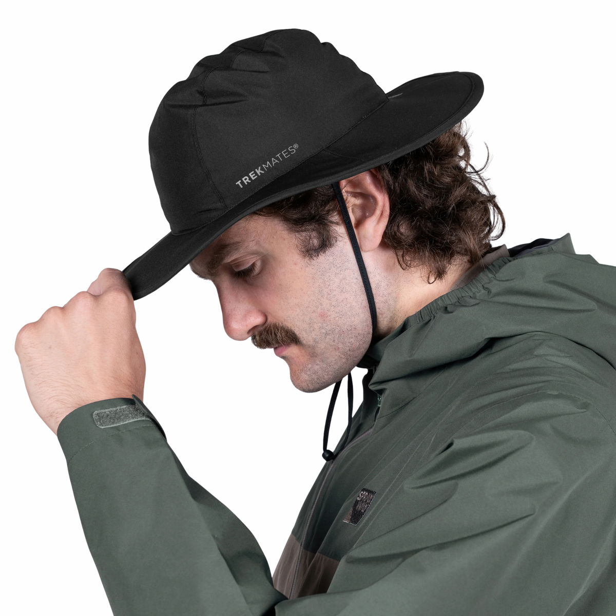 Trekmates Unisex Crookstone UPF50+ Gore-Tex Waterproof Hat (Black)
