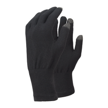 Load image into Gallery viewer, Trekmates Unisex Merino Touch Gloves (Black)