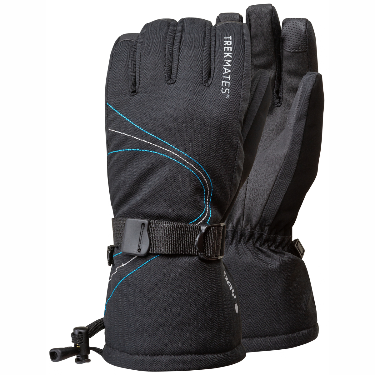 Trekmates Women's Mogul DRY Waterproof Insulated Ski Gloves Black TM-007003