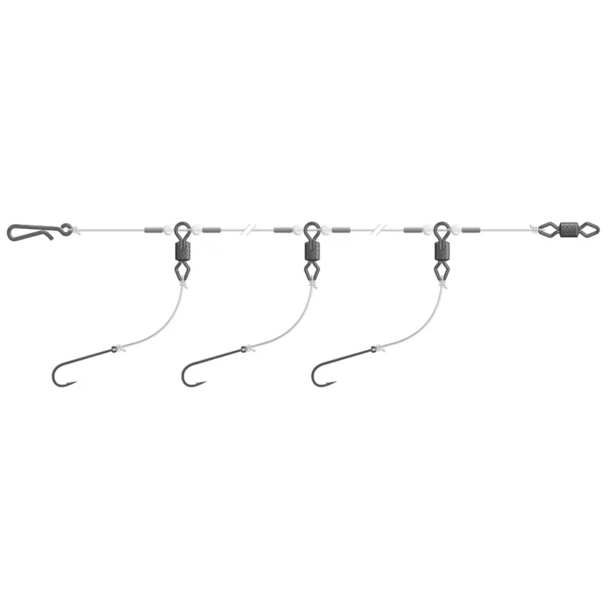 Axia 3 Hook Flapper 3 Up Rig (Size 6)