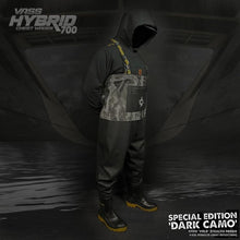 Load image into Gallery viewer, Vass Unisex Hybrid 700 Chest Waders (Dark Grey Camo)