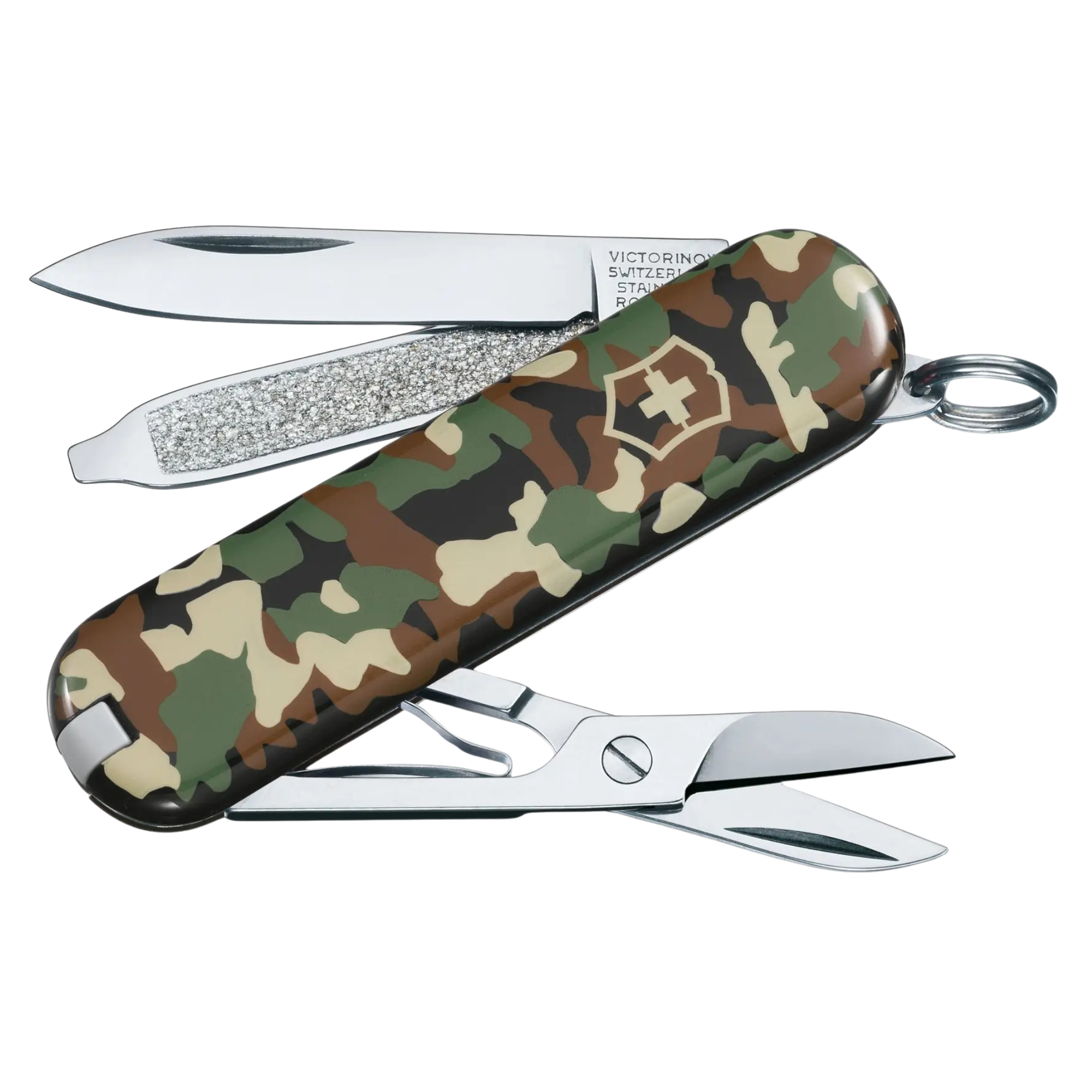 Victorinox Swiss Army Knife: Classic Collection (Green Camouflage)(7 Tools)