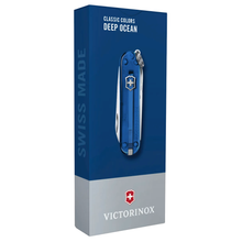 Load image into Gallery viewer, Victorinox Swiss Army Knife: Classic Collection (Transparent Deep Ocean)