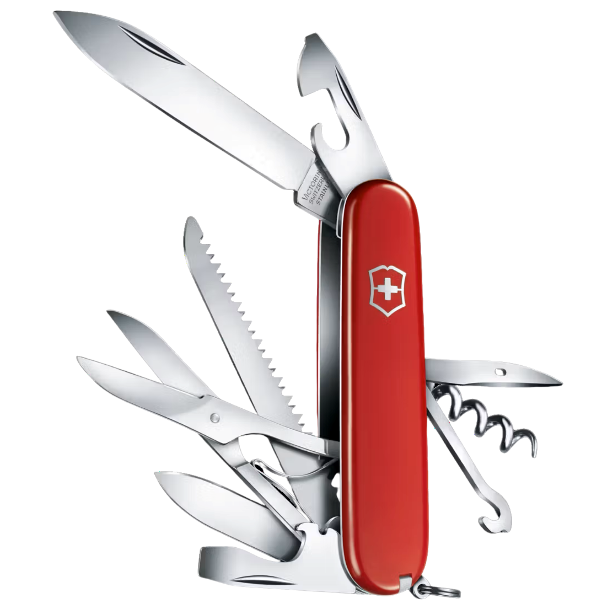 Victorinox Swiss Army Knife: Huntsman (Red)(15 Tools)