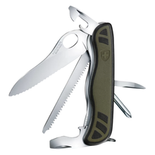 Load image into Gallery viewer, Victorinox Swiss Army Knife: Soldier (Khaki Green/Black)(10 Tools)