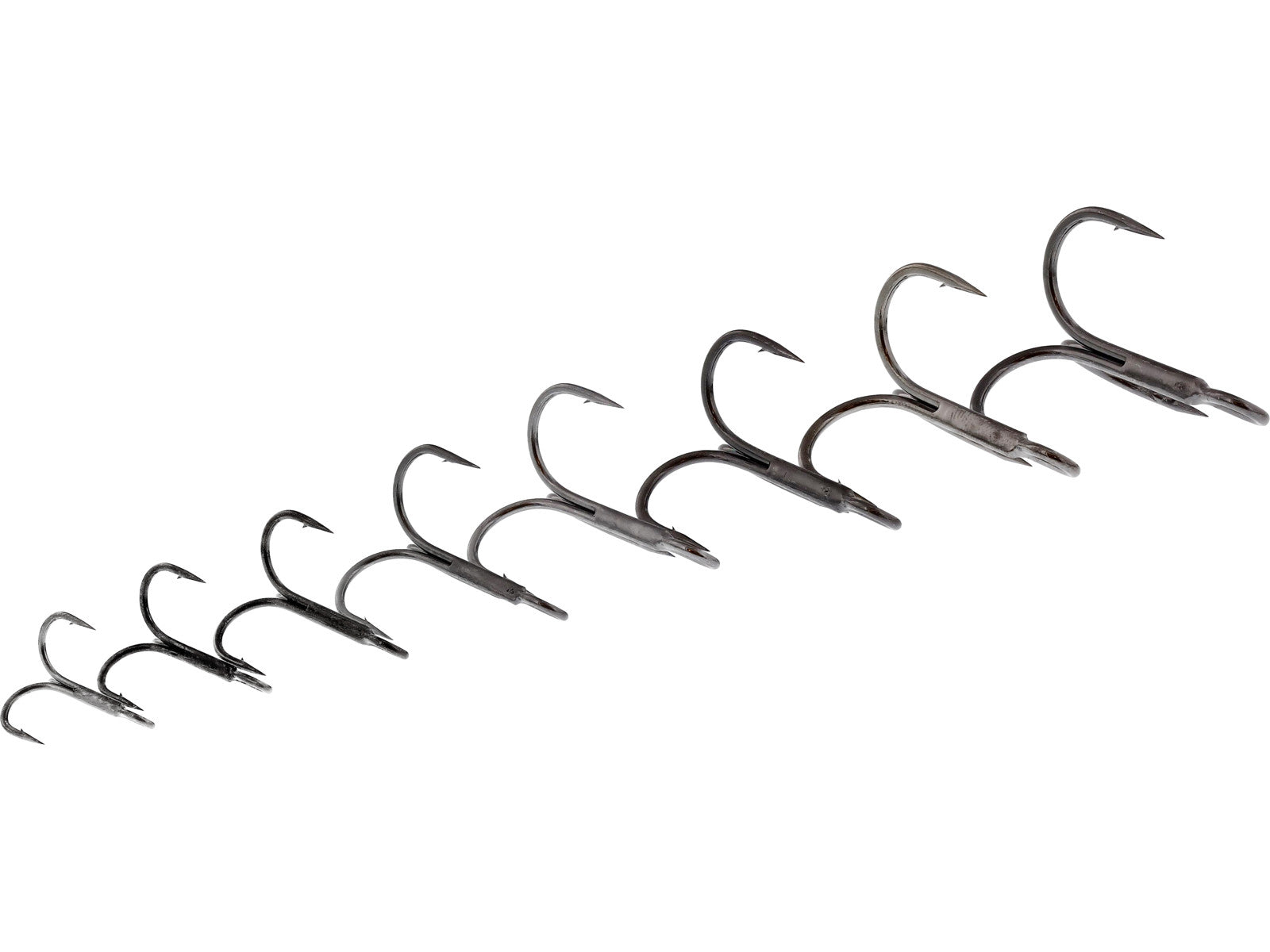 Westin Black Nickel Treble Hooks (#4)(8 Pack)