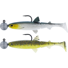 Load image into Gallery viewer, Westin Hypoteez Shadtail R n R Soft Lure (9cm/7g/#4/0)(Clear Water Mix 12)(2 Pack)