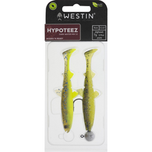 Load image into Gallery viewer, Westin Hypoteez Shadtail R n R Soft Lure (9cm/7g/#4/0)(Clear Water Mix 13)(2 Pack)