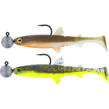 Load image into Gallery viewer, Westin Hypoteez Shadtail R n R Lure (9cm/7g/#4/0)(Dark Water Mix 12)(2 Pack)