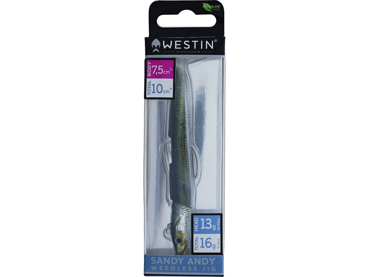 WESTIN Sandy Andy Weedless Jig Affondante Gr.2 10cm 16g - Foto 8