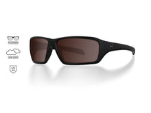 Load image into Gallery viewer, Westin Sport 15 Polarized Sunglasses (Matte Black/Lens Base Rose/Anti-Reflex Purple)