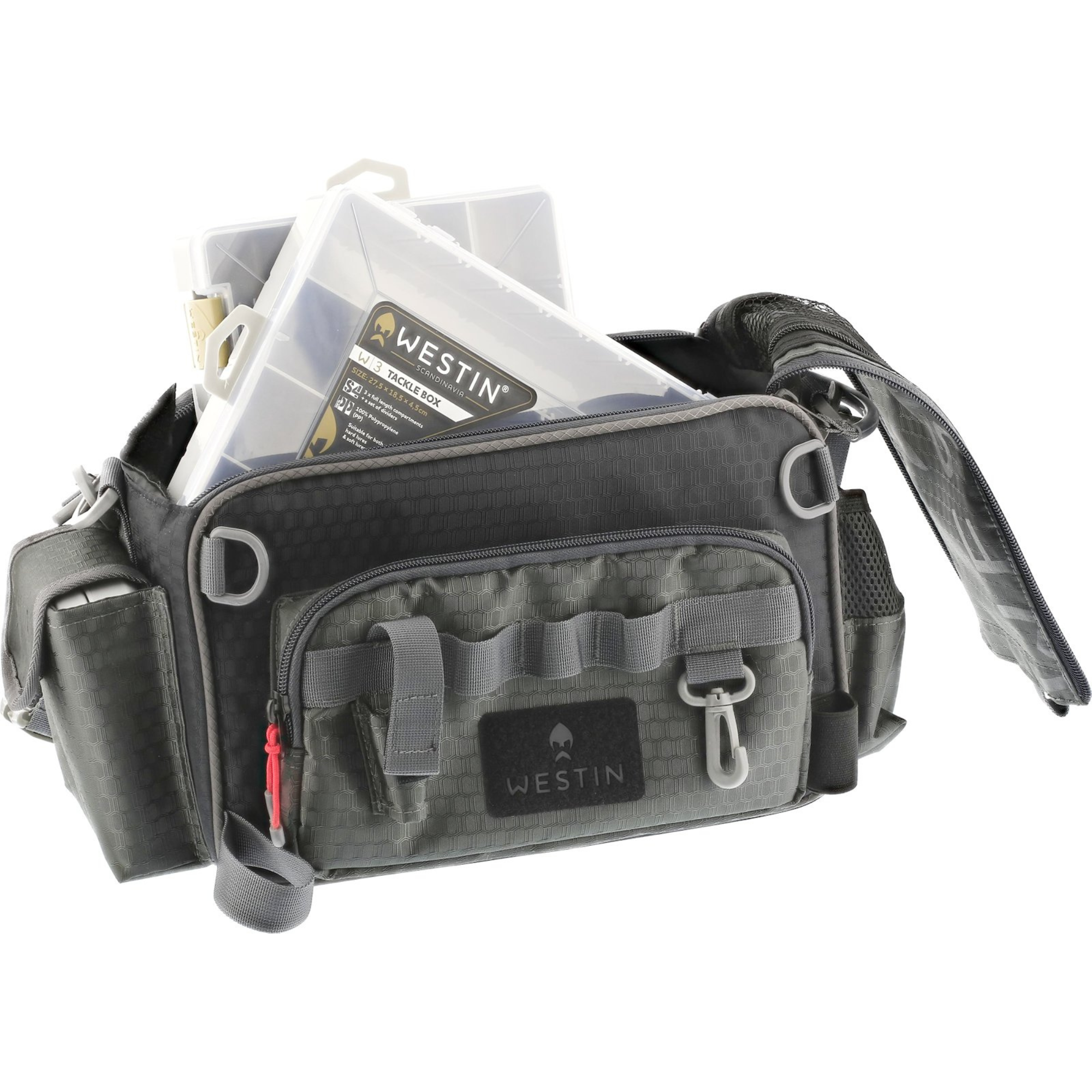 Westin W4 Super Finesse Fishing Bag + 3 Boxes (Medium)(Titanium Black)