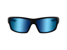 Load image into Gallery viewer, Westin W6 Sport 10 Polarized Sunglasses (Matte Black/Lens Base Smoke/Lens Mirror Blue/Anti-Reflex Blue)