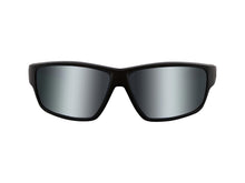Load image into Gallery viewer, Westin W6 Sport 20 Polarized Sunglasses (Matte Black/Lens Base Smoke/Lens Mirror Silver Flash/Anti-Reflex Blue)