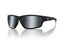Load image into Gallery viewer, Westin W6 Sport 20 Polarized Sunglasses (Matte Black/Lens Base Smoke/Lens Mirror Silver Flash/Anti-Reflex Blue)