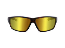 Load image into Gallery viewer, Westin W6 Sport 20 Polarized Sunglasses (Matte Brown Stripe/Lens Base Brown/Lens Mirror Yellow/Anti-Reflex Green)

