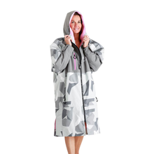 Load image into Gallery viewer, White Water Robes Unisex Hardshell Changing Robe - Adults (Arctic Camo/Pink Lining)