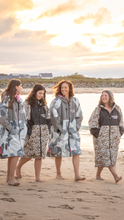 Load image into Gallery viewer, White Water Robes Unisex Hardshell Changing Robe - Adults (Arctic Camo/Pink Lining)