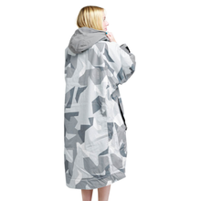 Load image into Gallery viewer, White Water Robes Unisex Hardshell Changing Robe - Adults (Artic Camo/Grey Lining)
