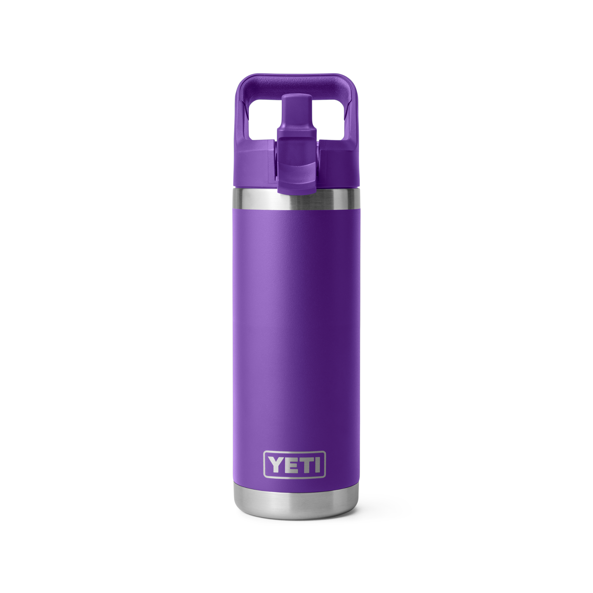 Yeti Rambler 18oz 532ml Insulated Bottle with Colour Matched Straw Cap Pace Purple 70000007319 Yeti-RamblerStraw-18oz