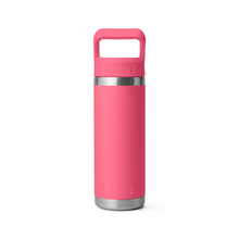 Load image into Gallery viewer, Yeti Rambler Insulated Bottle with Colour Straw Cap (18oz/532ml)(Tropical Pink)