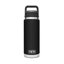 Load image into Gallery viewer, Yeti Rambler Insulated Bottle with Chug Cap (26oz/769ml)(Black)
