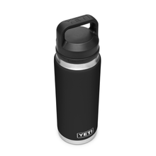 Load image into Gallery viewer, Yeti Rambler Insulated Bottle with Chug Cap (26oz/769ml)(Black)
