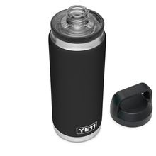 Load image into Gallery viewer, Yeti Rambler Insulated Bottle with Chug Cap (26oz/769ml)(Black)