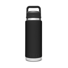 Load image into Gallery viewer, Yeti Rambler Insulated Bottle with Chug Cap (26oz/769ml)(Black)