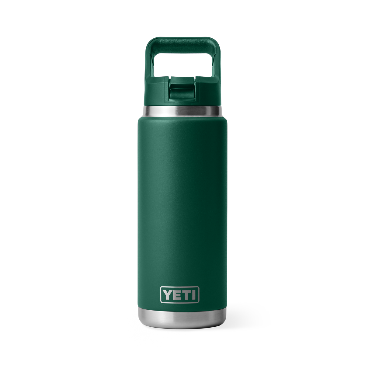 Yeti Rambler 26oz Insulated Bottle Straw Cap Black Forest Green 70000004236 Yeti-RamblerStraw-26oz