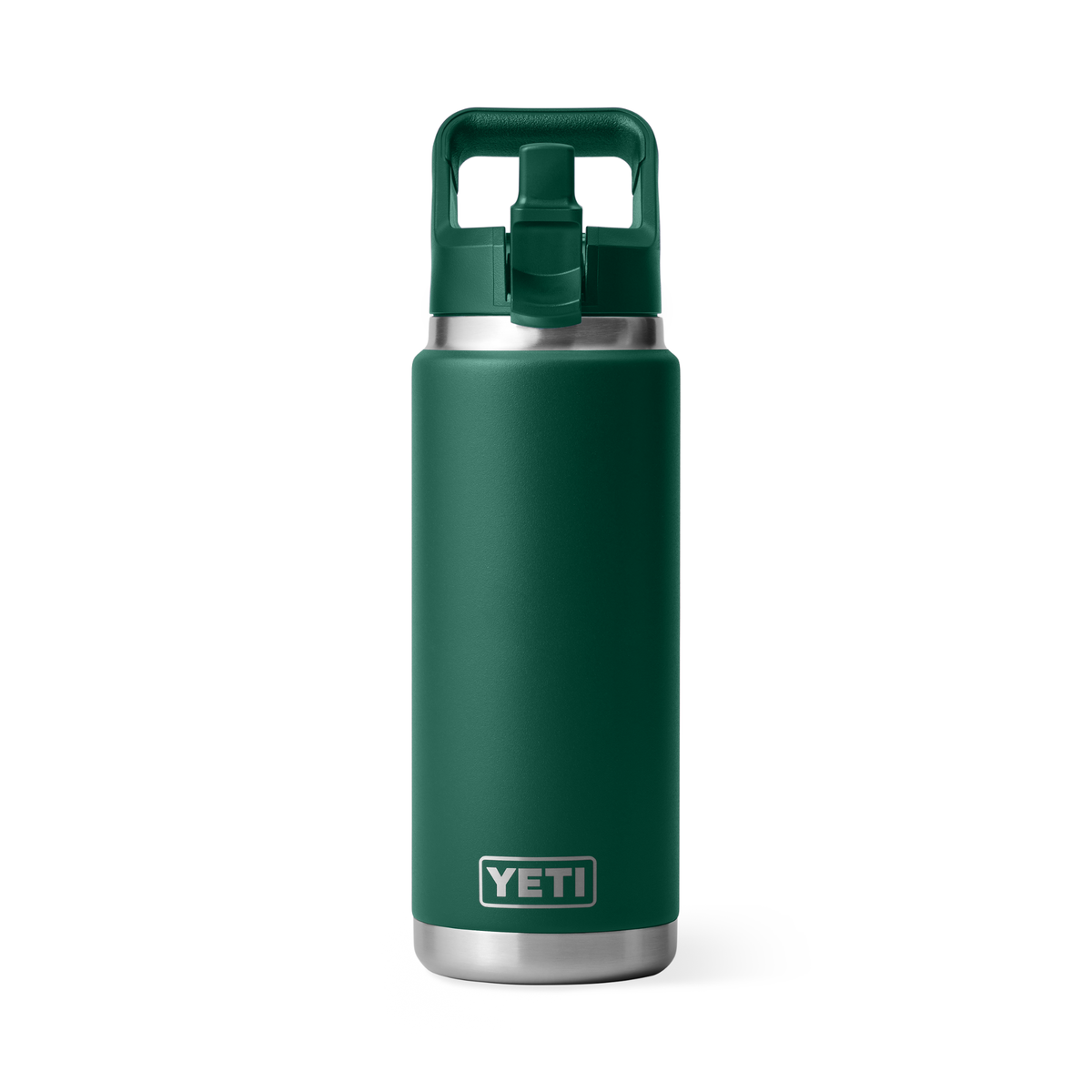 Yeti Rambler 26oz Insulated Bottle Straw Cap Black Forest Green 70000004236 Yeti-RamblerStraw-26oz