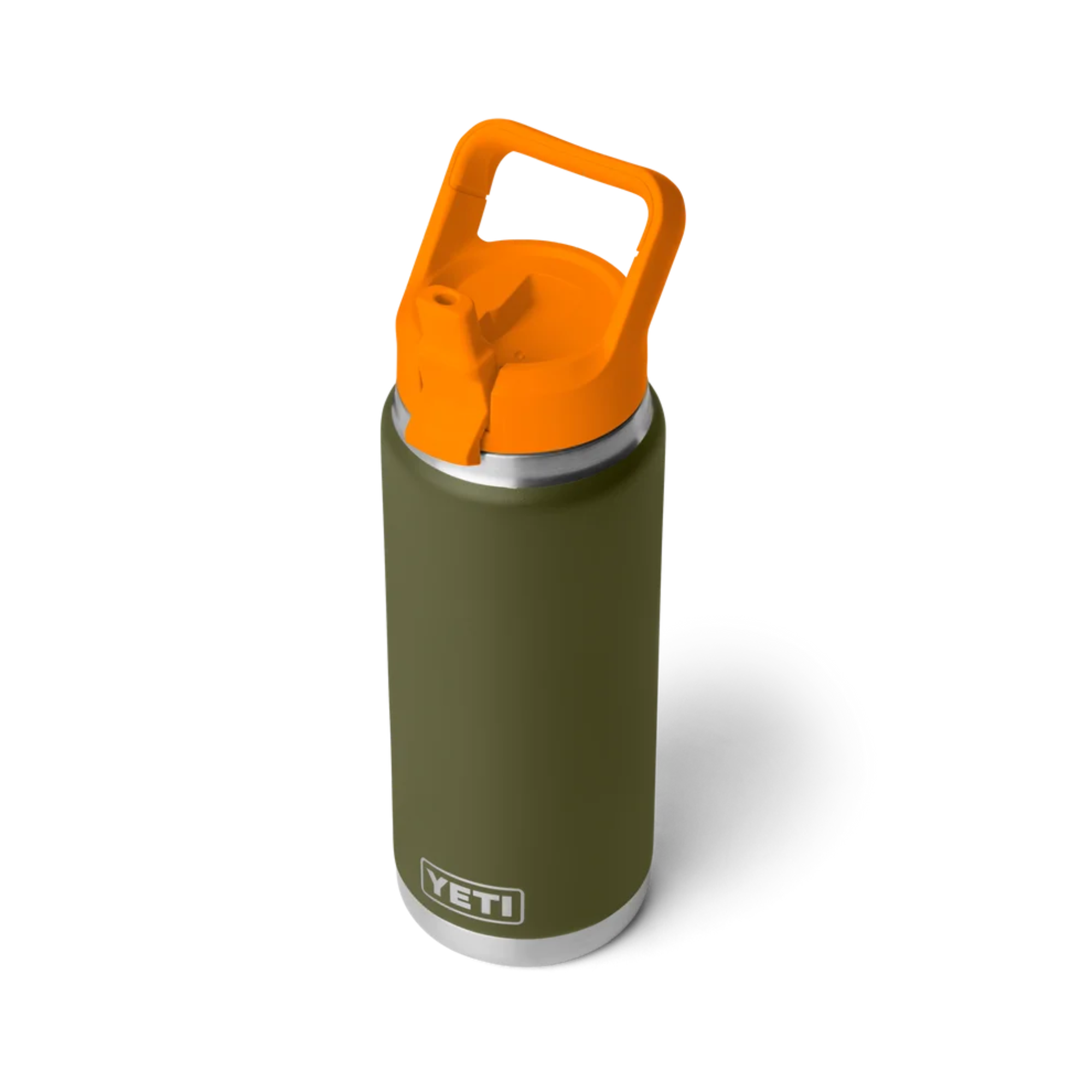 Yeti Rambler 26oz Insulated Bottle Straw Cap Olive King Crab Orange 70000007323 Yeti-RamblerStraw-26oz
