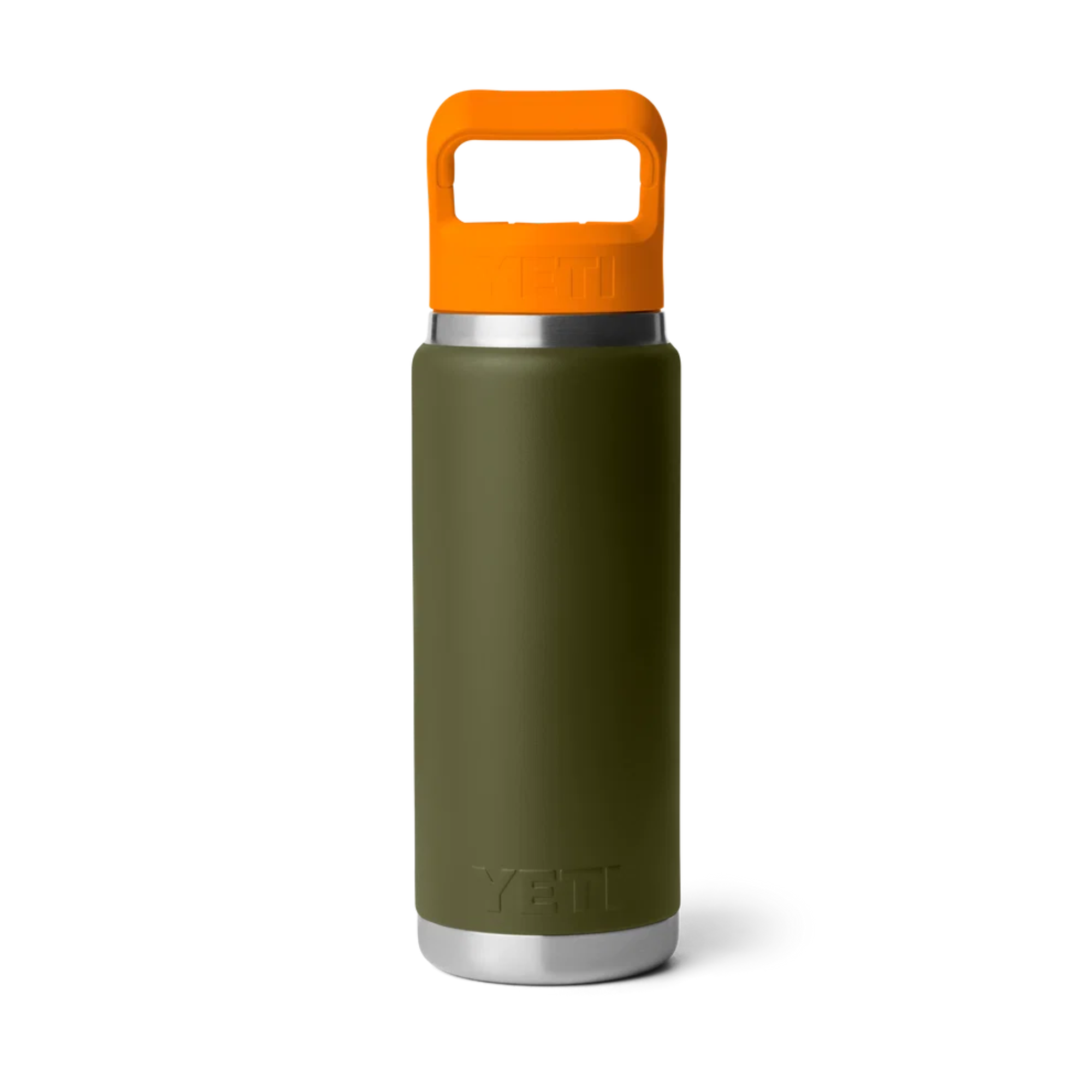 Yeti Rambler 26oz Insulated Bottle Straw Cap Olive King Crab Orange 70000007323 Yeti-RamblerStraw-26oz