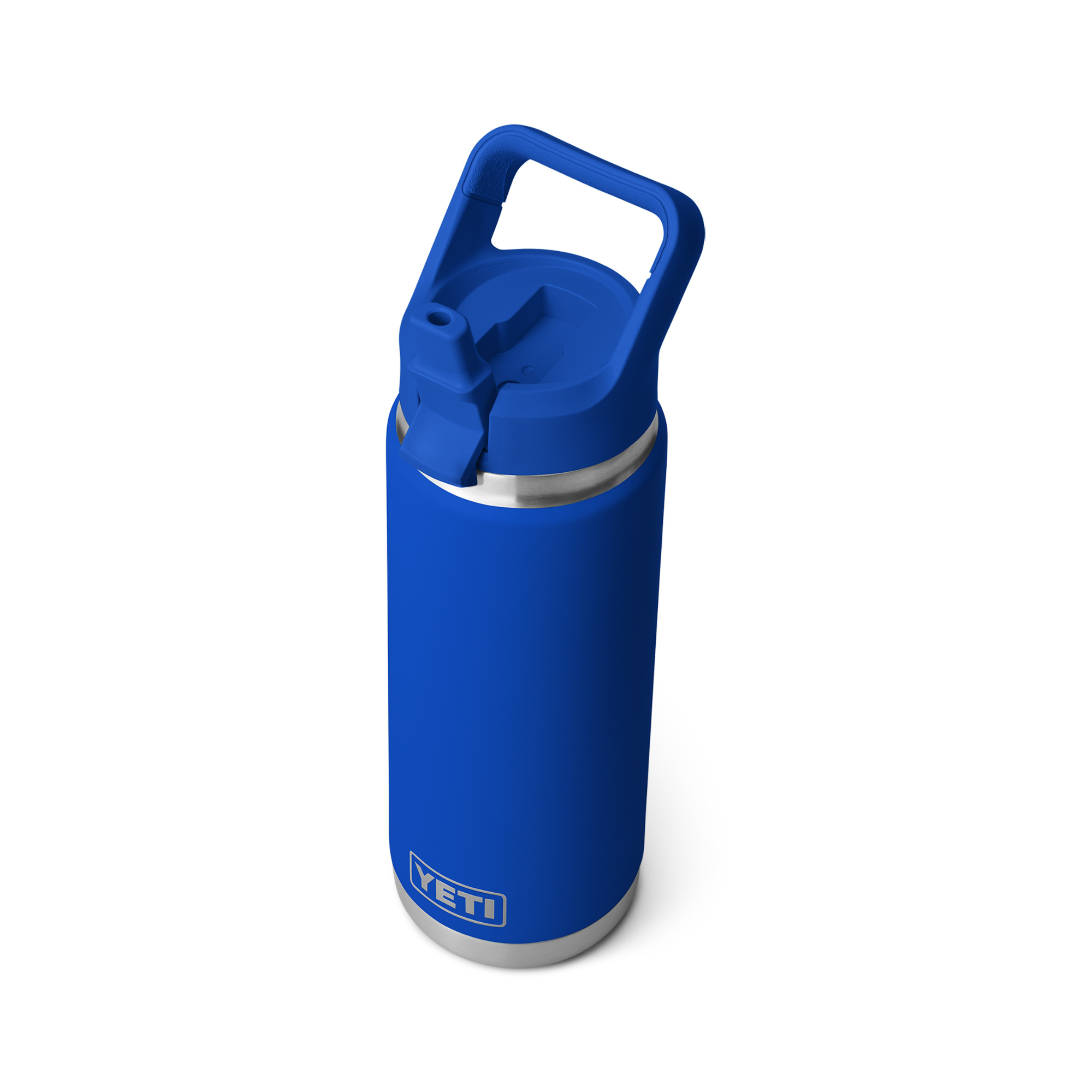 Yeti Rambler 26oz/769ml Insulated Bottle with Colour Straw Cap (Royal Blue)