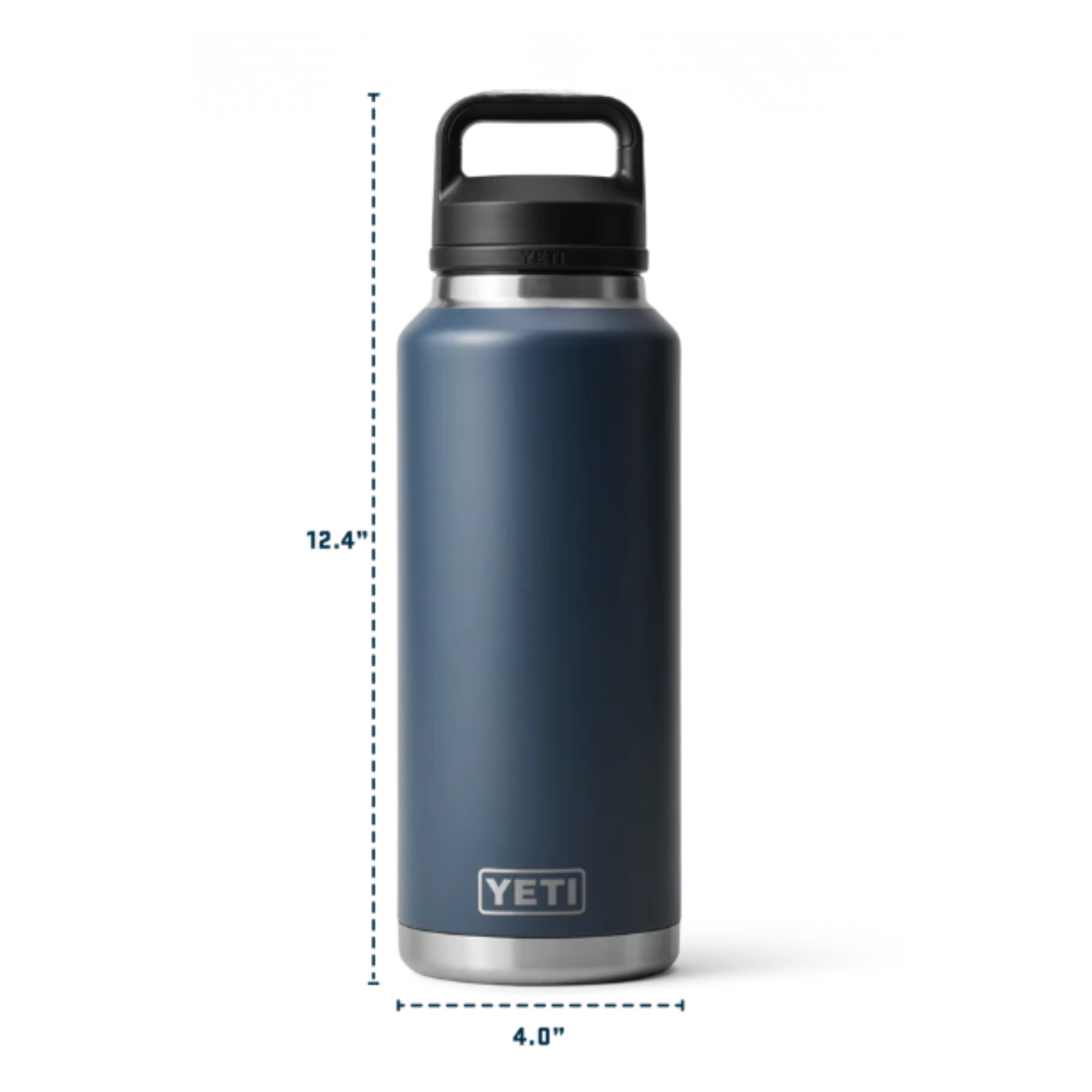 Yeti Rambler 46oz 1.4L Bottle Chug Cap Dimensions