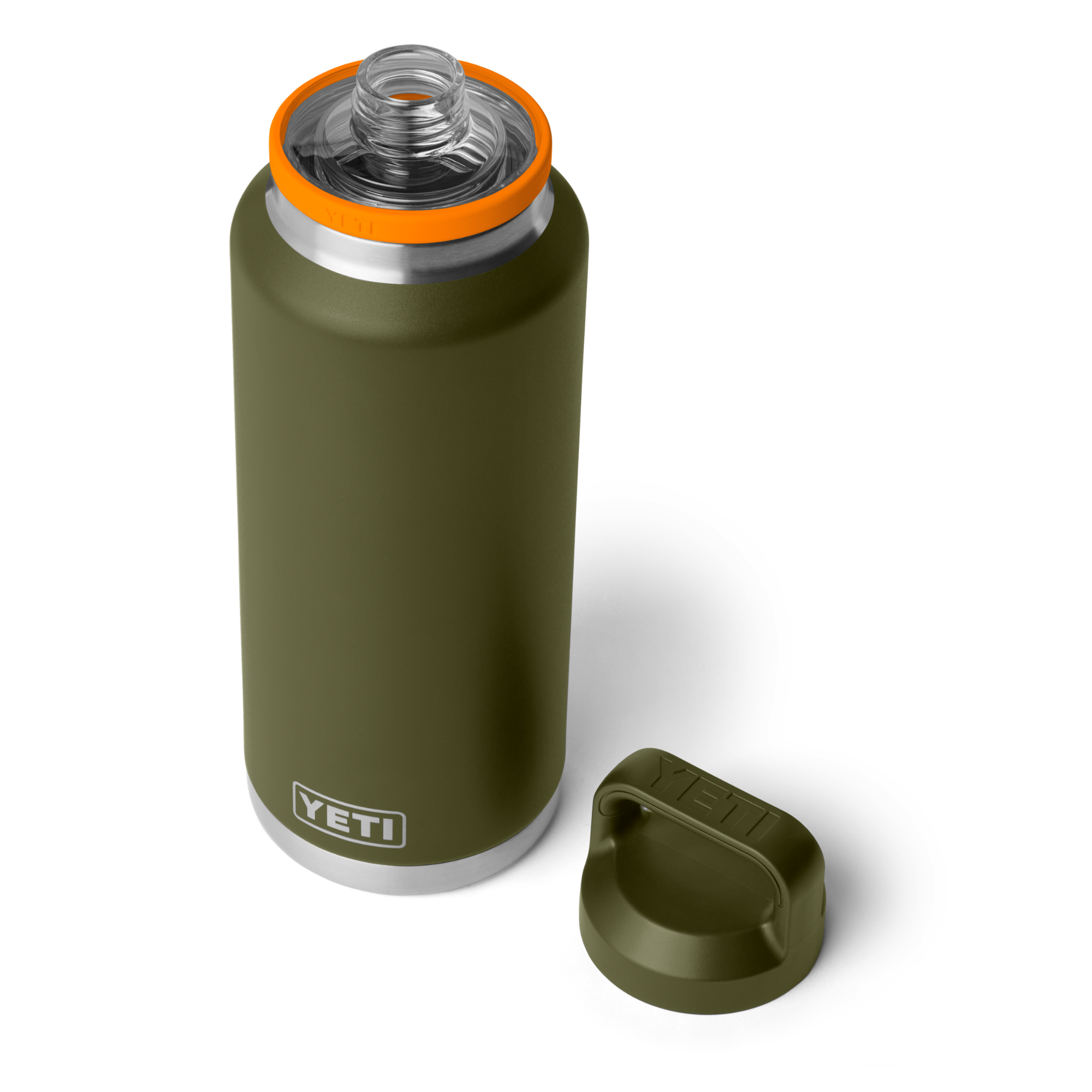 Yeti Rambler 46oz 1.4L Bottle Chug Cap 70000007119 Olive King Crab Orange Yeti-Chug-46oz