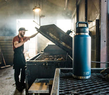 Load image into Gallery viewer, Yeti Rambler Bottle with Chug Cap (46oz/1.4L)(Navy)