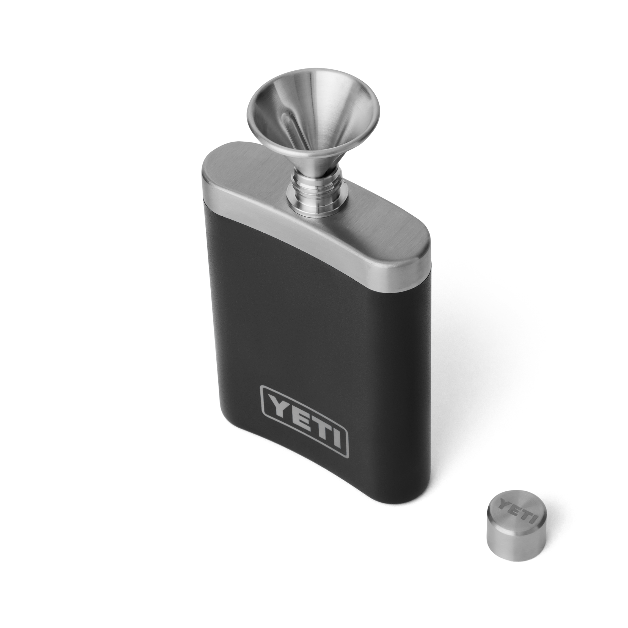 Yeti Rambler 7oz/207ml Flask + Funnel (Black)