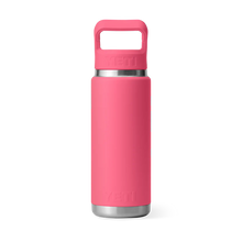 Load image into Gallery viewer, Yeti Rambler Insulated Bottle with Coloured Straw Cap (26oz/769ml)(Tropical Pink)