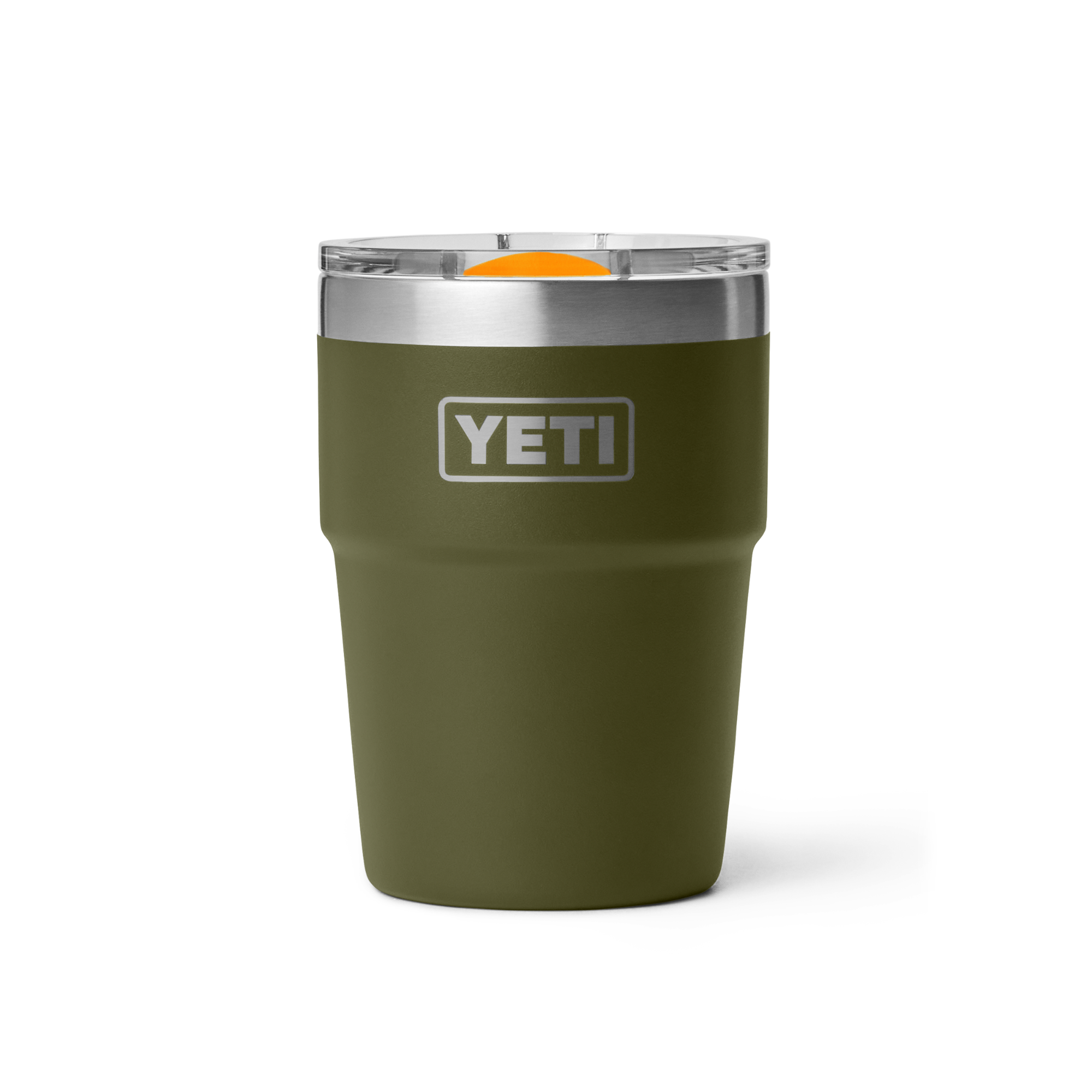 Yeti Rambler Stackable Cup with Magslider Lid 16oz 473ml Olive King Crab Orange 70000007125 Yeti-Stackable16ozCupMS