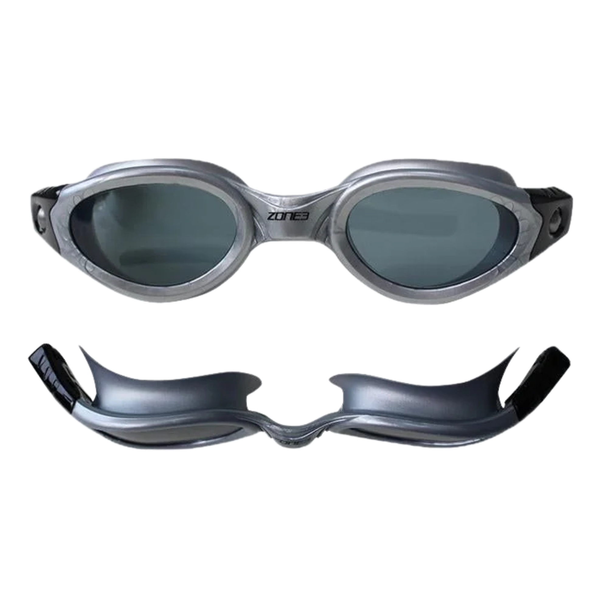 Zone 3 Apollo Smoke Tinted Swim Goggles (Silver/Grey)