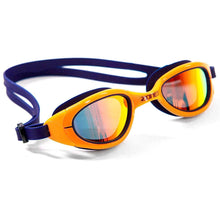 Load image into Gallery viewer, Zone 3 Attack Polarized Swim Goggles (Neon Orange/Navy)