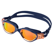 Load image into Gallery viewer, Zone 3 Venator-X Polarised Swim Goggles (Navy/Copper)