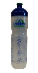 Landers Kids BPA Free Bottle (400ml/13.5oz)(Blue/Green)