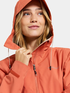Didriksons Women's Bea 6 Waterproof Raincoat (Brique Red)