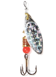 Mepps Aglia Long Spinning Metal Lure (7g/Size 2)(Rainbow Scale)