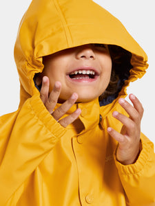 Didriksons Kids' Jojo PU Waterproof Coat (Oat Yellow)